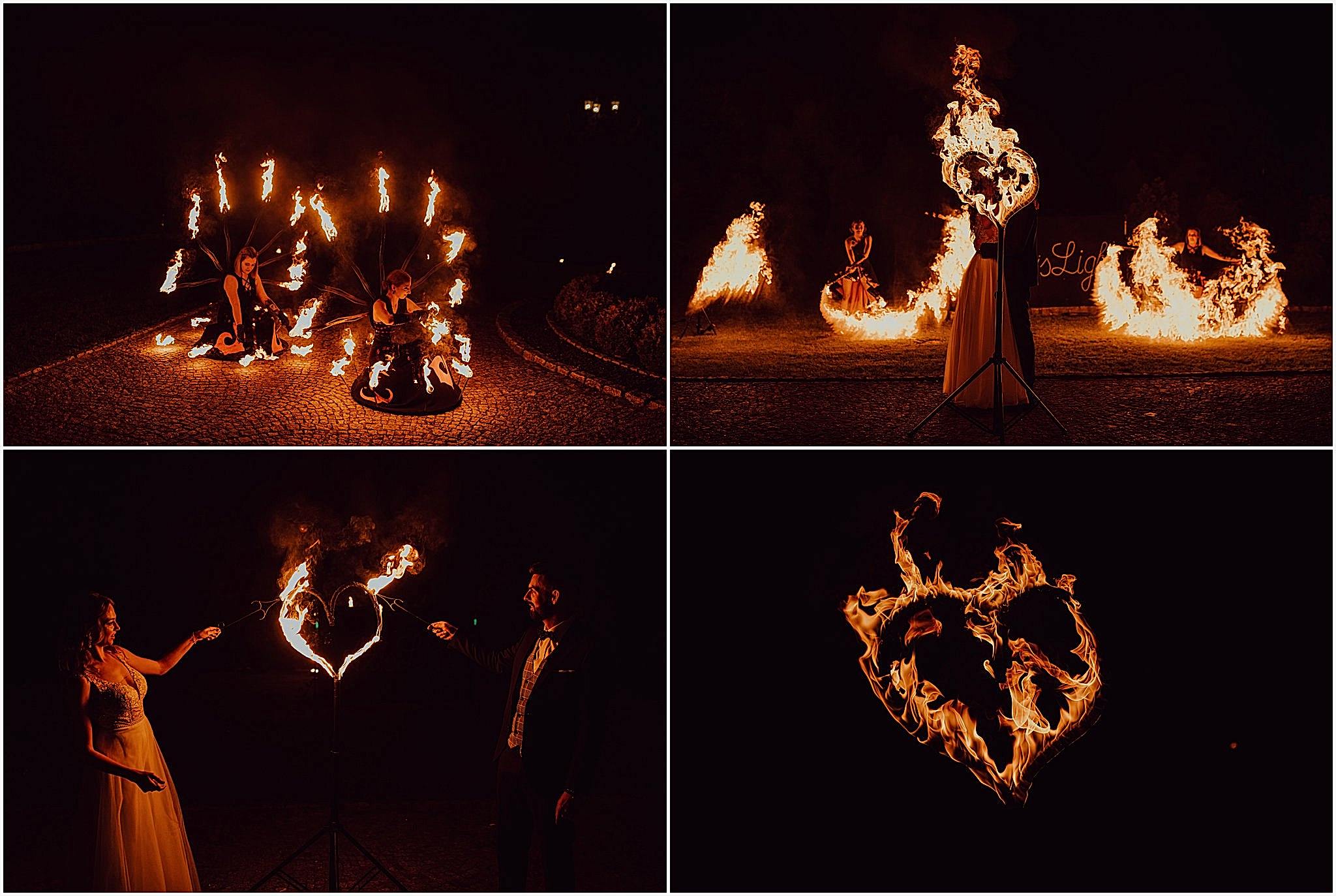 Fire show - pokaz ognia, atrakcje na wesele